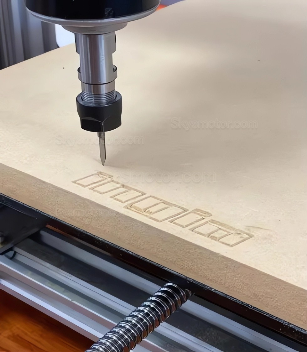 空冷式CNCスピンドルモーター OSP001713 48V 300W 12000RPM ER11/ER16 コレット PCB 木彫り用